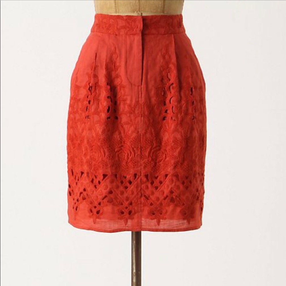 ANTHROPOLOGIE Tomato Picking Skirt